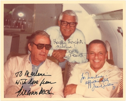 Frank Sinatra, Carey Grant and Gregory Peck Signed Photo (Beckett)